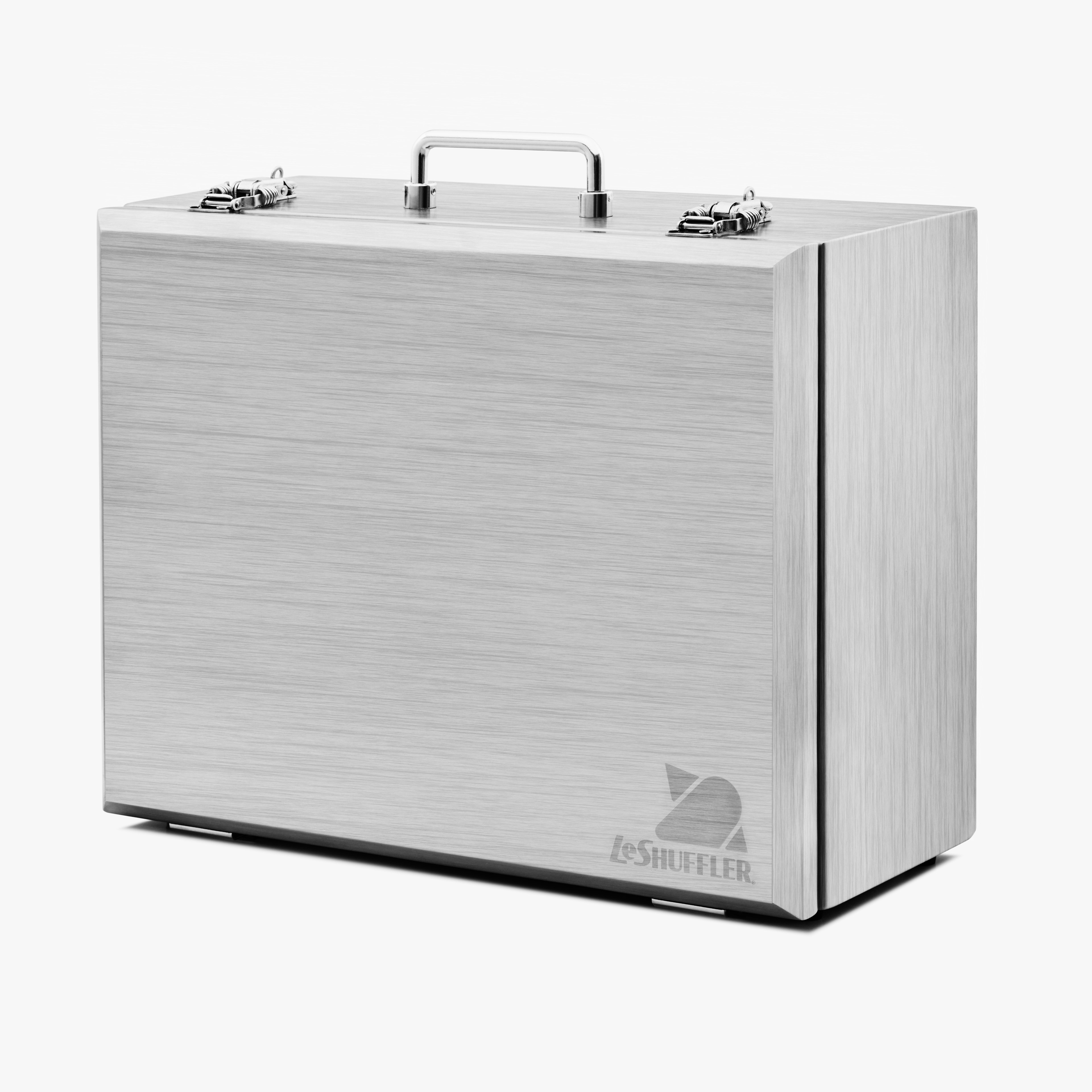 LeShuffler stainless steel carrying case